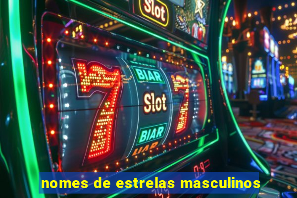 nomes de estrelas masculinos